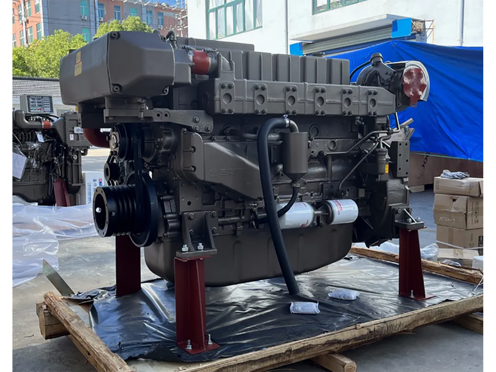 เครื่องยนต์ดีเซล DOOSAN PU126TI Power 294 Kw